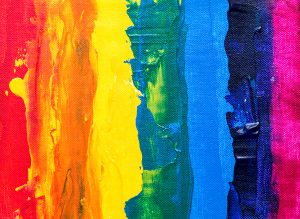 blue-and-yellow-abstract-painting by .
