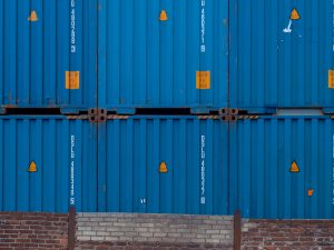 blue-intermodal-container by .