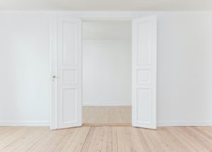 minimalist-photography-of-open-door by .