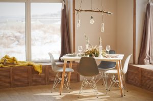 white-wooden-dining-table-set-during-daytime by .